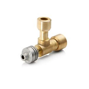 Brass T-connector LOKRING 7/6/2 NTR Ms 00