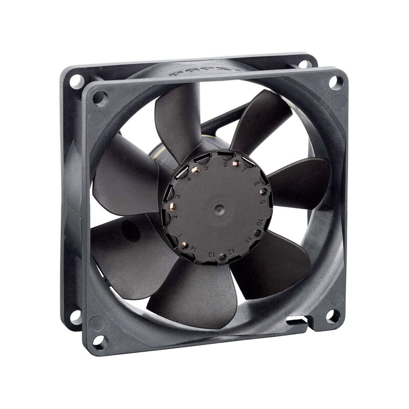 Fan 8412NGLE 80x80mm H25 12V EBM