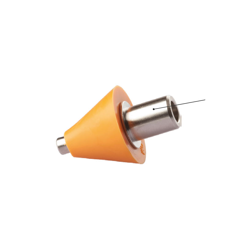 Adapter w. rubber cone Errecom