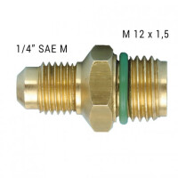 Adapter M12x1,5 Male-1/4"SAE