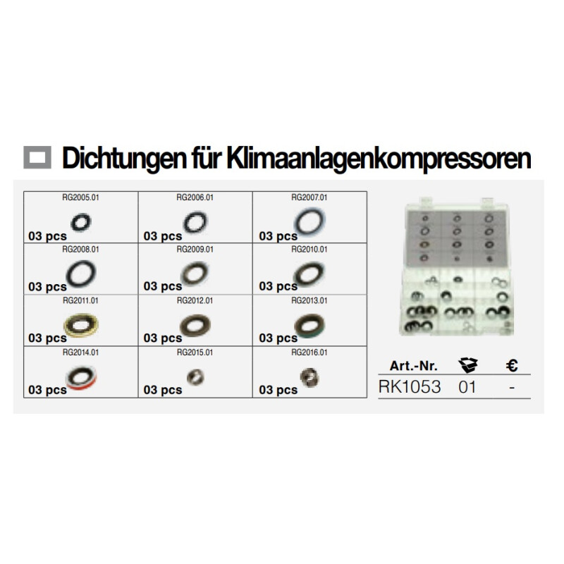 KFZ Kompressor Dichtungsset Errecom