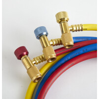 Refrigerant Charging Hoses with SafeMate™ Valves 1/4"-5/16" SAE 1500 mm CPS