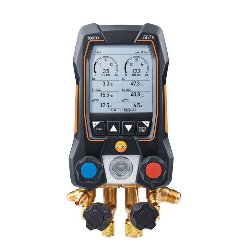 Digitale 4-Wege Monteurhilfe 557s Smart Vakuum Set Testo