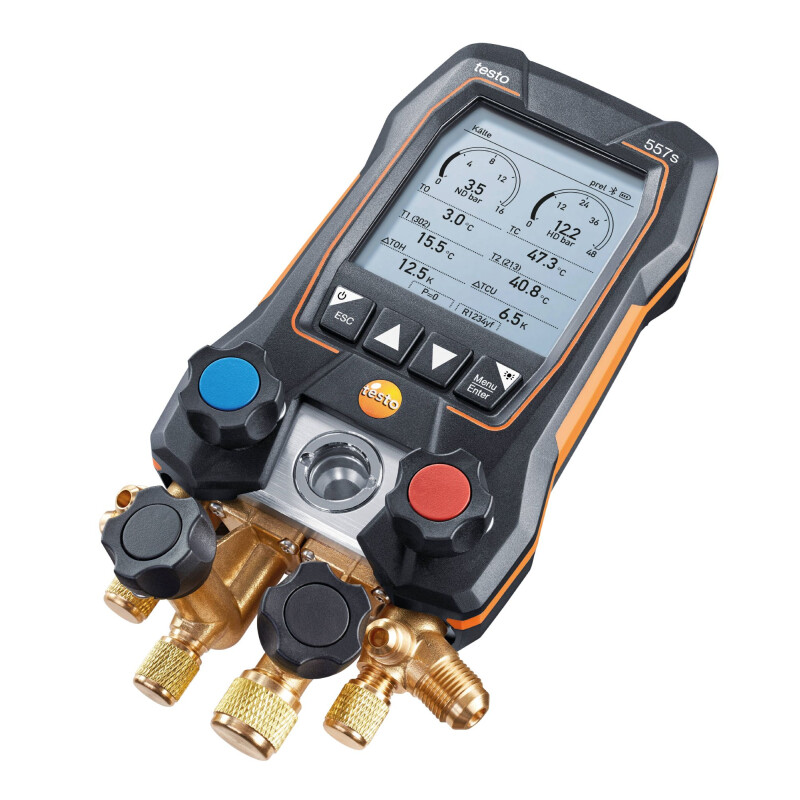 Digitale 4-Wege Monteurhilfe 557s Smart Vakuum Set Testo
