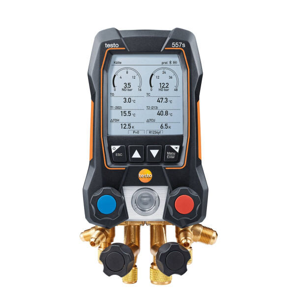 Digitale 4-Wege Monteurhilfe 557s Smart Vakuum Set Testo