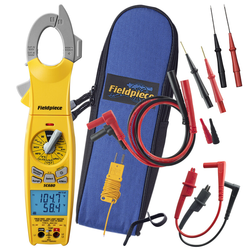 Clamp Meter Job-Link SC680 Fieldpiece