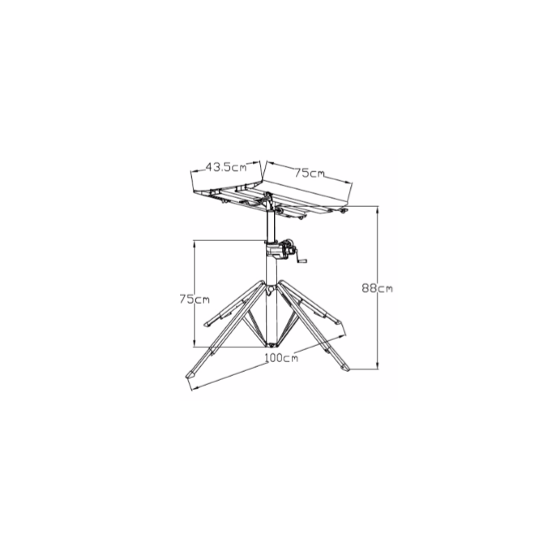 Elektrischer Montagelift 2,6m/120kg CM270 KSF