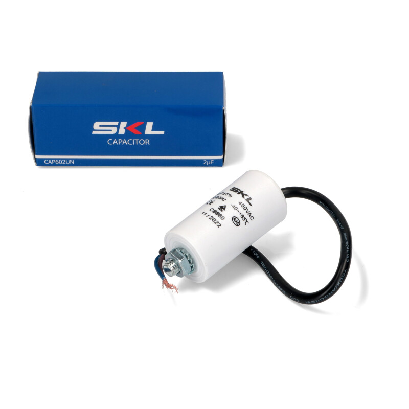 Kondensator m. Kabel 2µF 450V