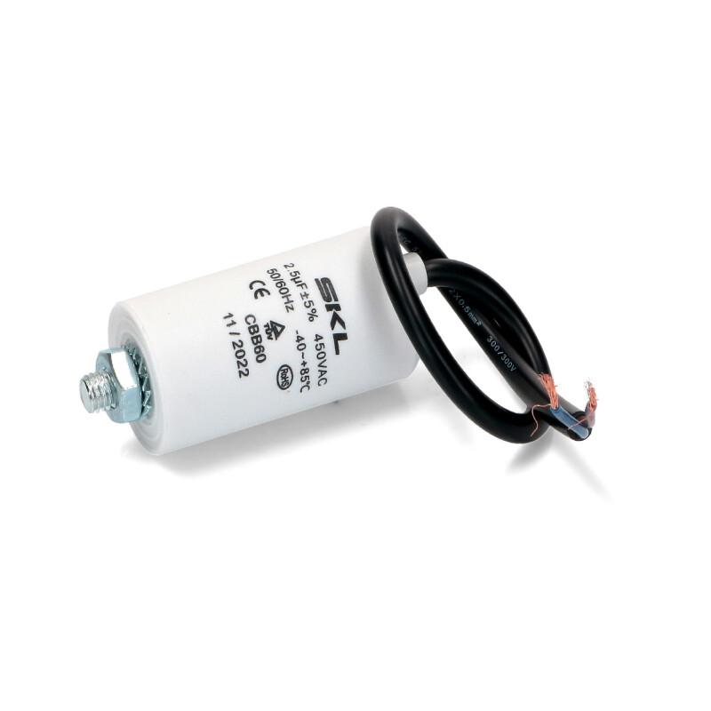 Kondensator m. Kabel 2,5µF 450V