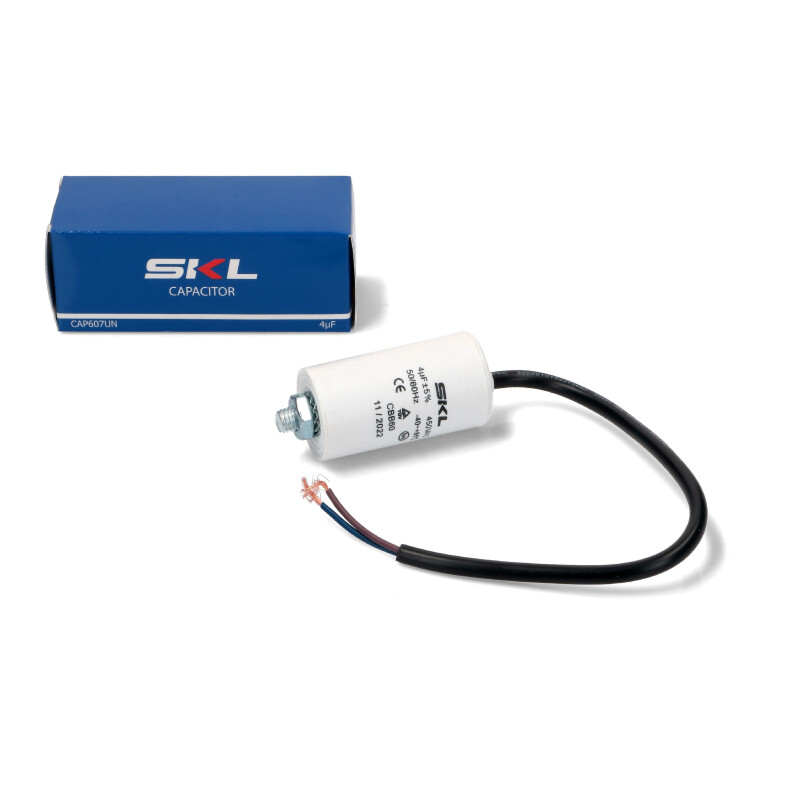 Capacitor w. cable 4µF 450V