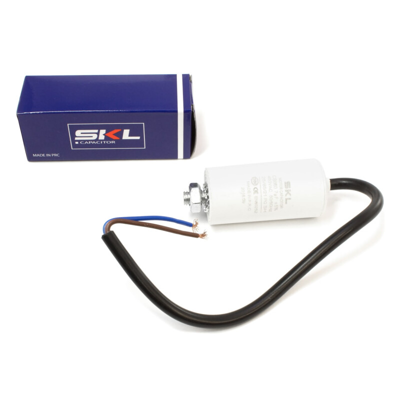 Capacitor w. cable 7µF 450V