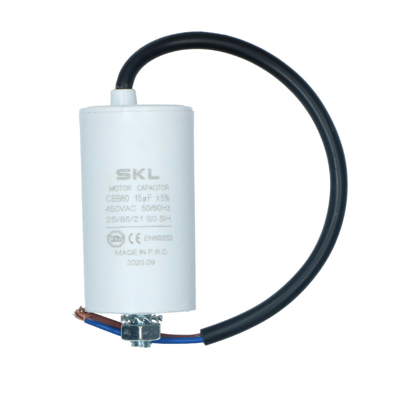 Kondensator m. Kabel 15µF 450V