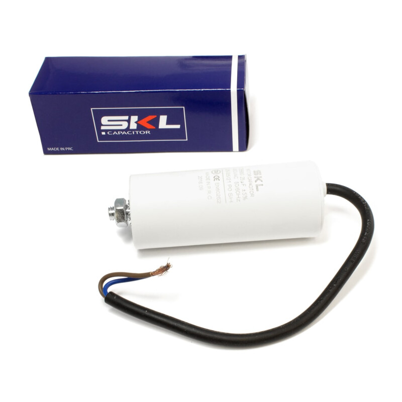 Kondensator m. Kabel 25µF 450V
