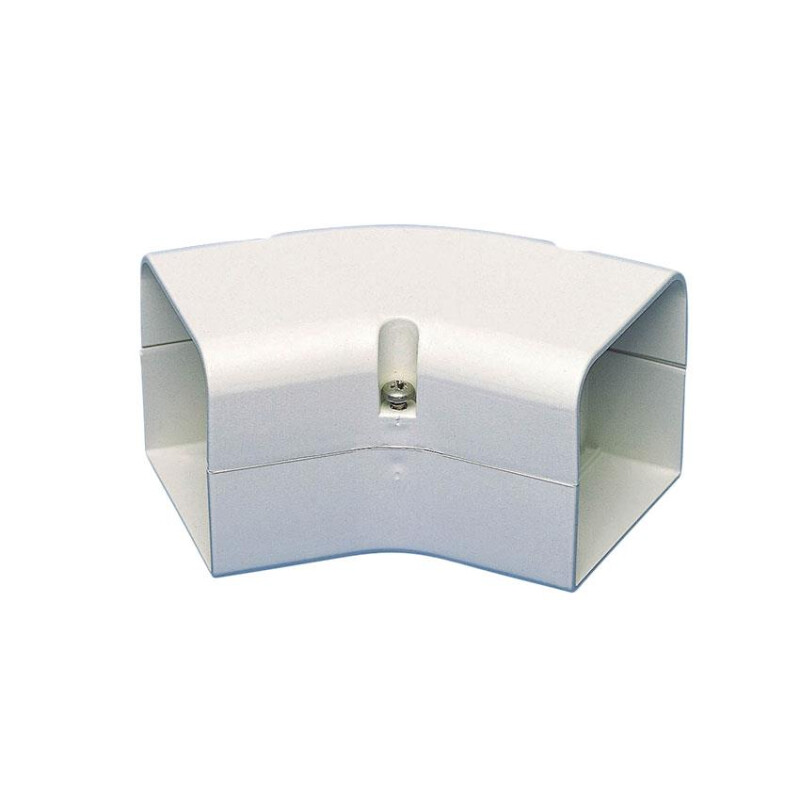 Flacher Bogen 90° Speedi Duct 70x65mm weiß