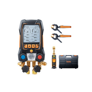 Digital 4-way manifold 570s vacuum kit Testo