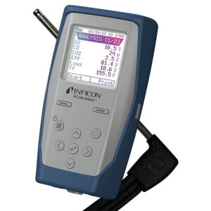 Exhaust gas measuring and analysing device Flue-Maze Inficon