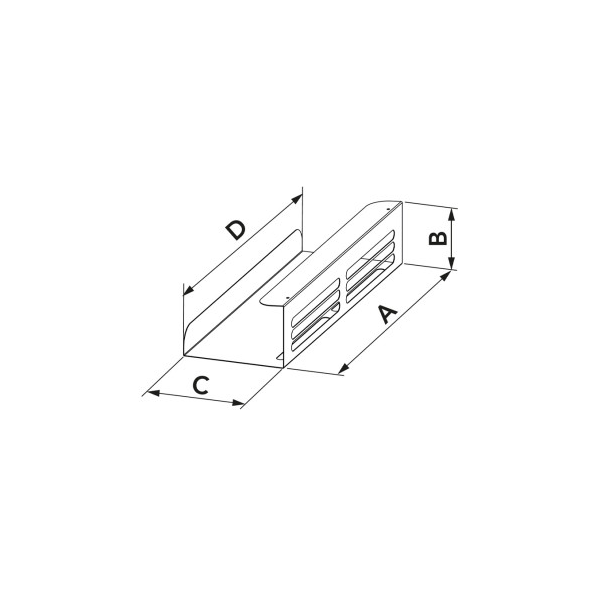 Luftleitbleche f. Kassetteninnengerät (4 Stk.) Tecnosystemi