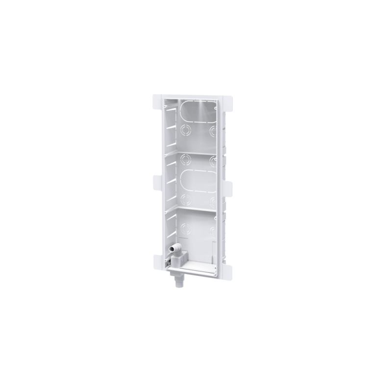 Vertical flush-mounted installation box f. Fancoil w....