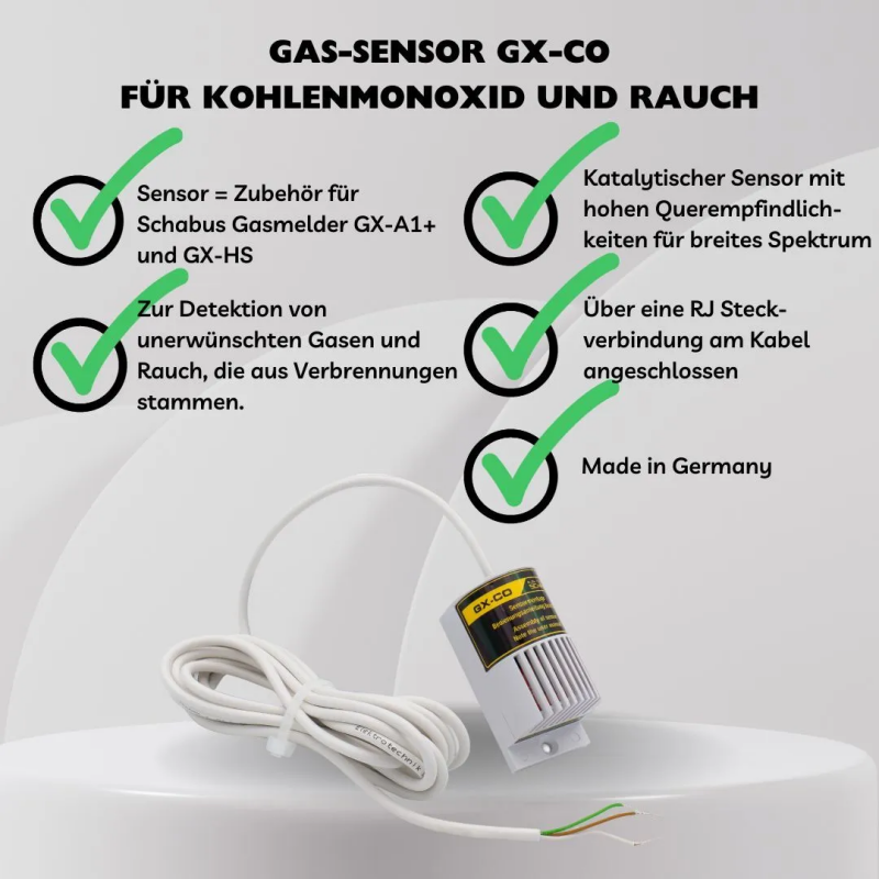Gassensor Kohlenmonoxid GX-CO Schabus