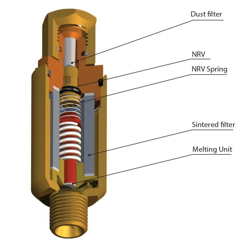 Explosionssicherung Brenngas FBA SG3 G3/8"LH GCE