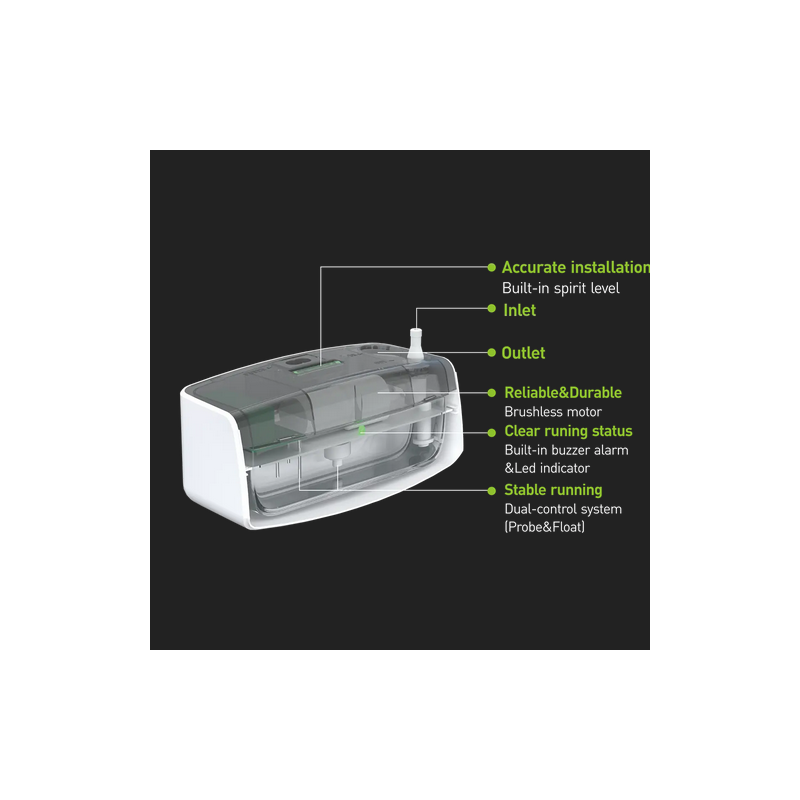 Condensate pump f. Wall mounting P36 Wipcool