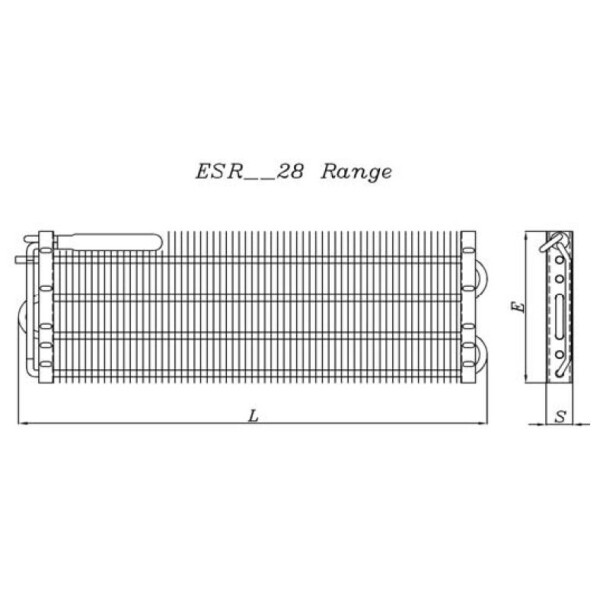 Static evaporator eSR17028