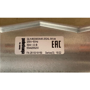 Querstromventilator QLK45/2400-2524L EBM