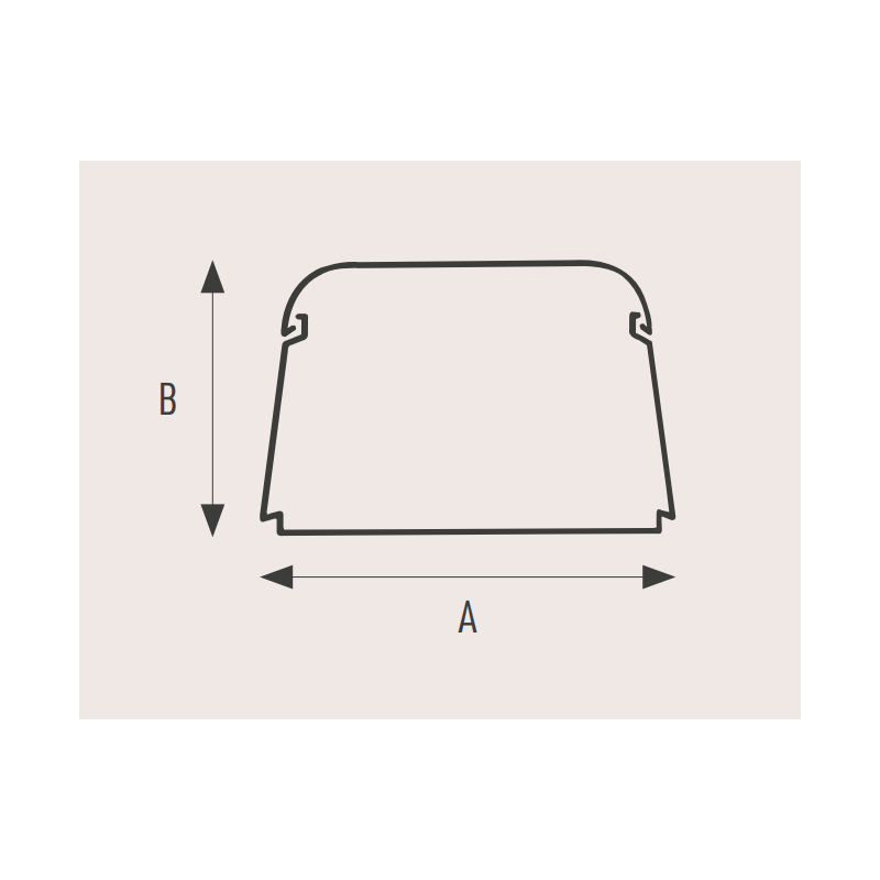 AC trunking ICE 80x60mm