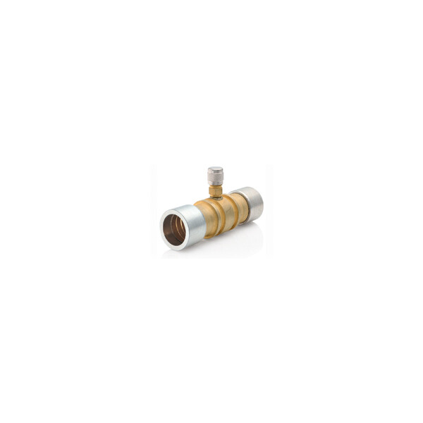 Brass connector with access valve LOKRING 8 NK Ms SV 50