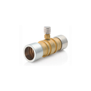 Brass connector with access valve LOKRING 9,53 NK Ms SV 50