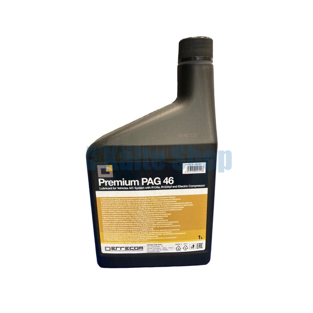 Oil Premium PAG46 1L - Kaelte-Shop - Your partner for refrigeration a